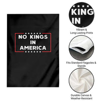 No Kings In America Garden Flag Stars Stripes - Wonder Print Shop