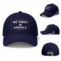 No Kings In America Baseball Cap Stars Stripes