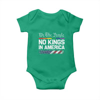 No Kings In America We The People Baby Onesie LGBTQ Pride American Flag Political - Wonder Print Shop