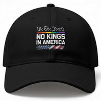 No Kings In America We The People Baseball Cap LGBTQ Pride American Flag Political