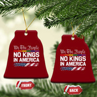 No Kings In America We The People Ceramic Ornament LGBTQ Pride American Flag Political - Wonder Print Shop