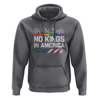 No Kings In America We The People Hoodie LGBTQ Pride American Flag Political - Wonder Print Shop