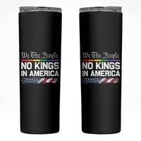 No Kings In America We The People Skinny Tumbler LGBTQ Pride American Flag Political - Wonder Print Shop