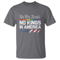 No Kings In America We The People T Shirt LGBTQ Pride American Flag Political - Wonder Print Shop