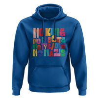 Funny No King No Fascists No Tyrants No Nazis Hoodie Colorful Geometric - Wonder Print Shop