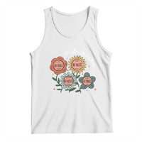 Funny No King No Fascists No Tyrants No Nazis Tank Top We Are Not Okay Vintage Flower - Wonder Print Shop