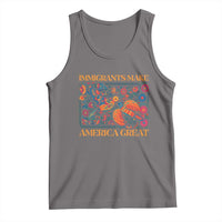 Funny Immigrants Make America Great Tank Top Floral Flower Birds Human Rights - Wonder Print Shop