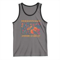 Funny Immigrants Make America Great Tank Top Floral Flower Birds Human Rights - Wonder Print Shop