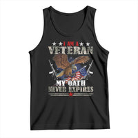 I Am A Veteran My Oath Never Expires Tank Top Veteran Day Eagle American Flag - Wonder Print Shop