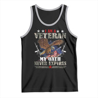 I Am A Veteran My Oath Never Expires Tank Top Veteran Day Eagle American Flag - Wonder Print Shop