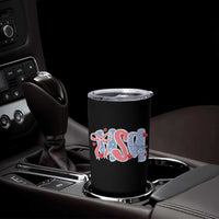 Funny USA Patriotic 4th of July Coquette Bow Tumbler Cup - Wonder Print Shop