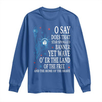 O Say Does That Star Spangled Banner Long Sleeve Shirt Patriotic American National Anthem Statue of Liberty - Wonder Print Shop