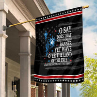O Say Does That Star Spangled Banner Garden Flag Patriotic American National Anthem Statue of Liberty