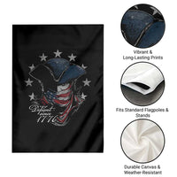 Funny Defiant Since 1776 Garden Flag Minutemen American Revolution - Wonder Print Shop