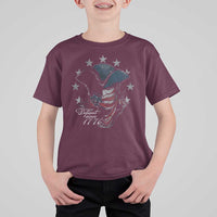 Funny Defiant Since 1776 T Shirt For Kid Minutemen American Revolution - Wonder Print Shop