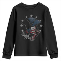 Funny Defiant Since 1776 Youth Sweatshirt Minutemen American Revolution - Wonder Print Shop