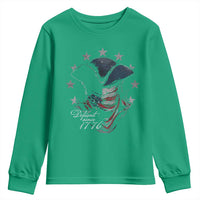 Funny Defiant Since 1776 Youth Sweatshirt Minutemen American Revolution - Wonder Print Shop