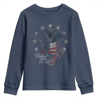 Funny Defiant Since 1776 Youth Sweatshirt Minutemen American Revolution - Wonder Print Shop