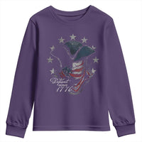 Funny Defiant Since 1776 Youth Sweatshirt Minutemen American Revolution - Wonder Print Shop