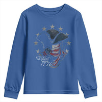 Funny Defiant Since 1776 Youth Sweatshirt Minutemen American Revolution - Wonder Print Shop