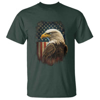 Funny American Flag Bald Eagle Patriotic 4th of July T Shirt - Wonder Print Shop