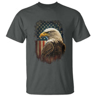 Funny American Flag Bald Eagle Patriotic 4th of July T Shirt - Wonder Print Shop