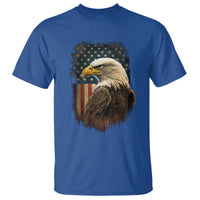Funny American Flag Bald Eagle Patriotic 4th of July T Shirt - Wonder Print Shop