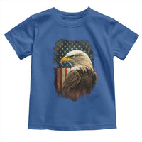 Funny American Flag Bald Eagle Patriotic 4th of July Toddler T Shirt - Wonder Print Shop