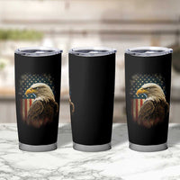 Funny American Flag Bald Eagle Patriotic 4th of July Tumbler Cup - Wonder Print Shop