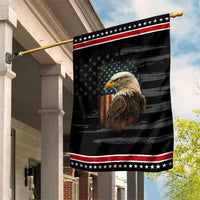 Funny American Flag Bald Eagle Patriotic 4th of July Patriotic Garden Flag
