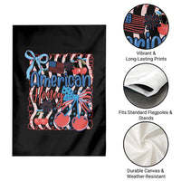 Funny 4th Of July American Honey Garden Flag USA Independence Day Coquette - Wonder Print Shop