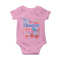 Funny 4th Of July American Honey Baby Onesie USA Independence Day Coquette - Wonder Print Shop