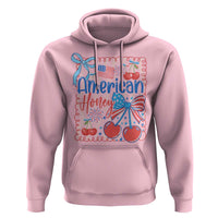 Funny 4th Of July American Honey Hoodie USA Independence Day Coquette - Wonder Print Shop
