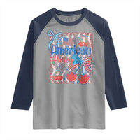 Funny 4th Of July American Honey Raglan Shirt USA Independence Day Coquette - Wonder Print Shop