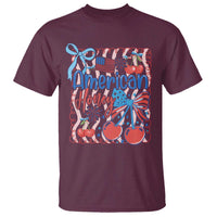 Funny 4th Of July American Honey T Shirt USA Independence Day Coquette - Wonder Print Shop
