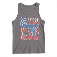 Funny 4th Of July American Honey Tank Top USA Independence Day Coquette - Wonder Print Shop