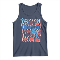 Funny 4th Of July American Honey Tank Top USA Independence Day Coquette - Wonder Print Shop
