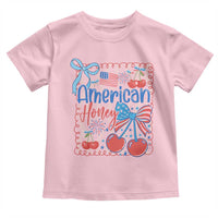 Funny 4th Of July American Honey Toddler T Shirt USA Independence Day Coquette - Wonder Print Shop