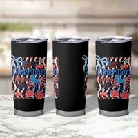 Funny 4th Of July American Honey Tumbler Cup USA Independence Day Coquette - Wonder Print Shop