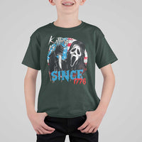 Funny Killing It Since 1776 T Shirt For Kid Horror Movie 4th Of July USA Ghost - Wonder Print Shop