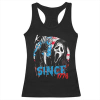 Funny Killing It Since 1776 Racerback Tank Top Horror Movie 4th Of July USA Ghost - Wonder Print Shop