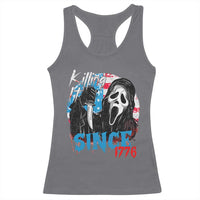 Funny Killing It Since 1776 Racerback Tank Top Horror Movie 4th Of July USA Ghost - Wonder Print Shop