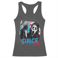 Funny Killing It Since 1776 Racerback Tank Top Horror Movie 4th Of July USA Ghost - Wonder Print Shop