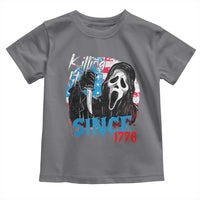 Funny Killing It Since 1776 Toddler T Shirt Horror Movie 4th Of July USA Ghost - Wonder Print Shop
