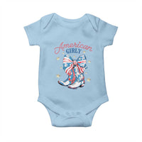 Funny 4th Of July Country Cowgirl Baby Onesie American Girly Western Cowboy Boots - Wonder Print Shop