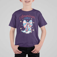 Funny 4th Of July Country Cowgirl T Shirt For Kid American Girly Western Cowboy Boots - Wonder Print Shop
