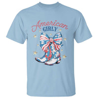 Funny 4th Of July Country Cowgirl T Shirt American Girly Western Cowboy Boots - Wonder Print Shop