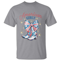 Funny 4th Of July Country Cowgirl T Shirt American Girly Western Cowboy Boots - Wonder Print Shop