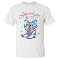 Funny 4th Of July Country Cowgirl T Shirt American Girly Western Cowboy Boots - Wonder Print Shop
