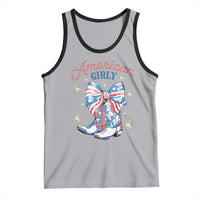 Funny 4th Of July Country Cowgirl Tank Top American Girly Western Cowboy Boots - Wonder Print Shop
